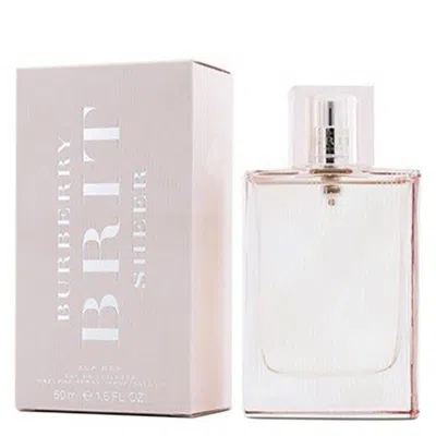Burberry Brit Sheer /  Edt Spray 1.7 oz (50 Ml) (w) In Berry / Peach / Pineapple / White