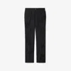 Burberry Broderie Anglaise Canvas Trousers In Black
