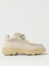 Burberry Suede Creeper Mid Shoes In Beige