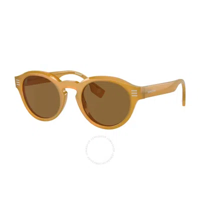 Burberry Bronze Round Unisex Sunglasses 0be4404 409473 50