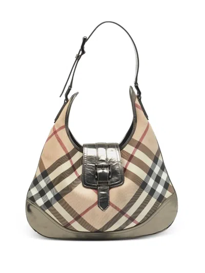 Pre-owned Burberry Brooke Checked Shoulder Bag