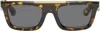Burberry 54mm Rectangular Sunglasses In Multi