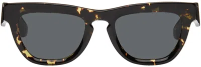 Burberry Brown Arch Sunglasses In Havana 410687