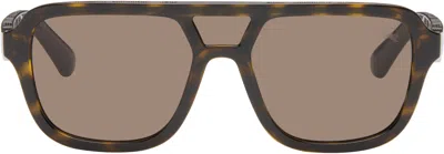 Burberry Brown Aviator Sunglasses