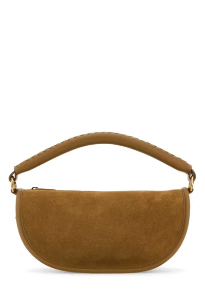 BURBERRY BROWN B CLIP SHOULDER BAG