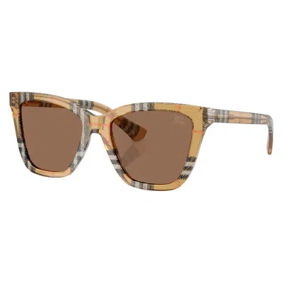 Burberry Brown Butterfly Ladies Sunglasses Be4455f 416373 55