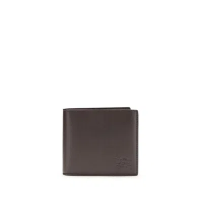 Burberry Brown Calf Leather Bos Taurus Wallet