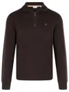 Burberry Brown Cashmere Sweater In Multi