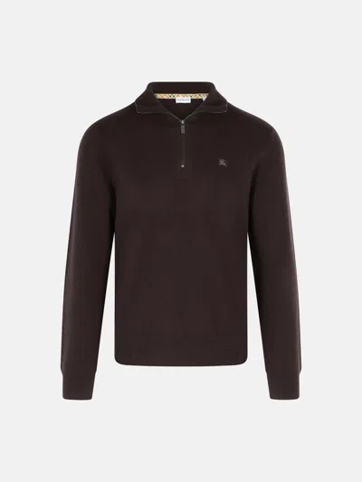 BURBERRY BROWN CASHMERE SWEATER