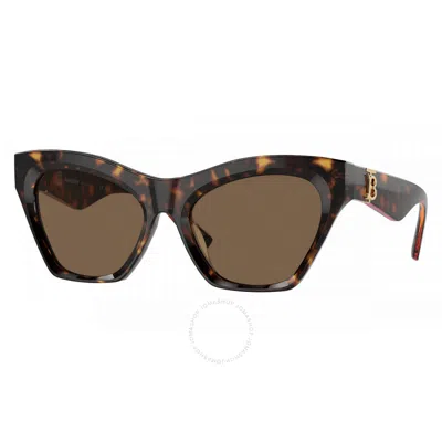 Burberry Brown Cat Eye Ladies Sunglasses Be4420u 300273 55
