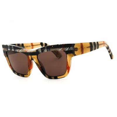 Burberry Brown Cat Eye Ladies Sunglasses Be4449 414673 53