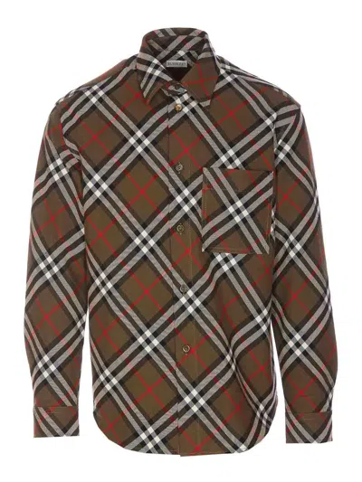 BURBERRY BROWN CHECK SHIRT