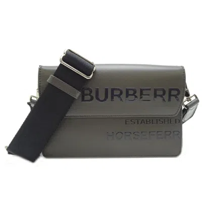 Pre-owned Burberry Brown Coated Canvas Shoulder Bag ()