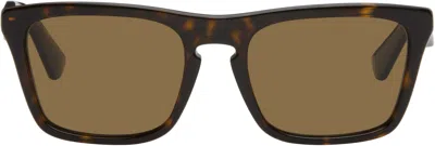 Burberry Brown Code Square Sunglasses
