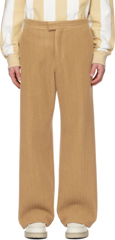 Burberry Brown Corduroy Trousers In Teddy