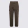 Burberry Cotton Cargo Trousers Brown
