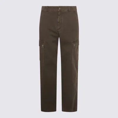 BURBERRY BURBERRY BROWN COTTON PANTS