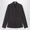 Burberry Collared Cotton Shirt With Long Cuffed Sleeves In Animal Print