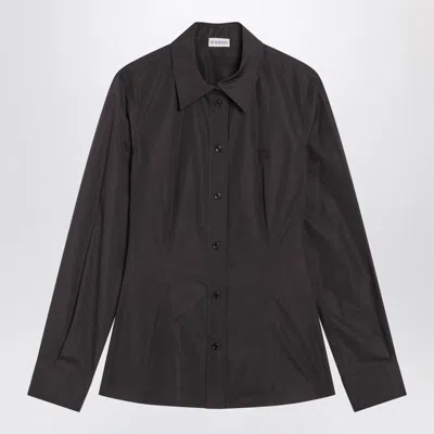 BURBERRY BURBERRY BROWN COTTON SHIRT WOMEN