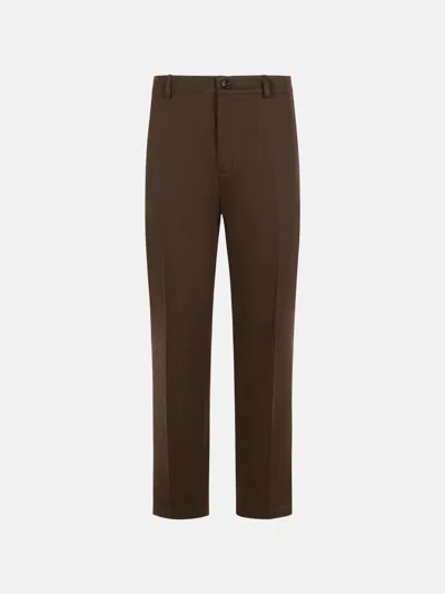 Burberry Brown Cotton Trousers