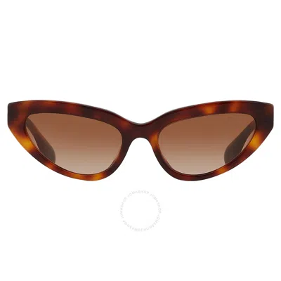 Burberry Brown Gradient Cat Eye Ladies Sunglasses Be4373u 331613 54