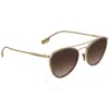 Burberry Brown Gradient Pilot Ladies Sunglasses Be3104 114513 51 In Multi