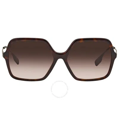 Burberry Brown Gradient Square Ladies Sunglasses Be4324 300213 59