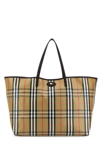 Burberry Brown Highlands Large Tote