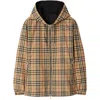 Burberry Embroidered Polyester Reversible Jacket In Multi
