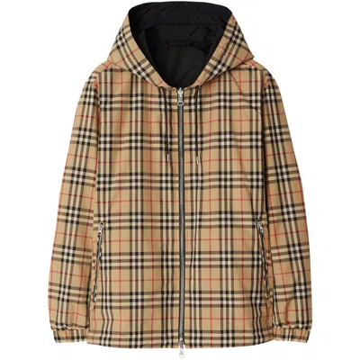 Burberry Multicolour Polyester Sports Jackets In Brown