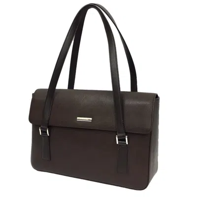 Pre-owned Burberry Brown Leather Shoulder Bag ()