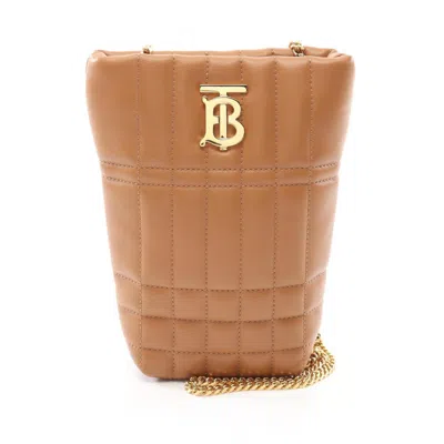 Pre-owned Burberry Brown Leather Shoulder Bag ()