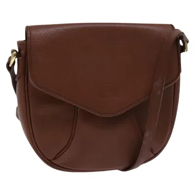 Pre-owned Burberry Brown Leather Shoulder Bag ()