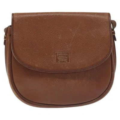 Pre-owned Burberry Brown Leather Shoulder Bag ()