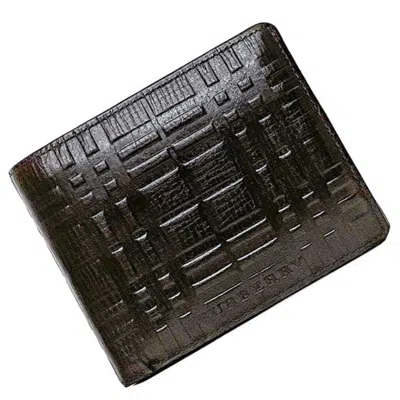 Pre-owned Burberry Brown Leather Wallet (bi-fold) ()