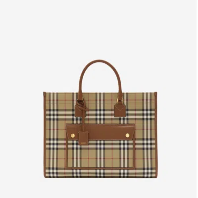 Burberry Brown Medium Freya Tote