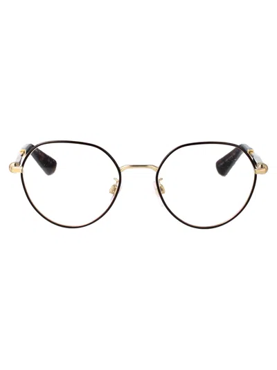 Burberry Brown Metal Optical Glasses