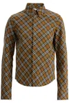 Burberry Ered Shirt With Button-down Collar
