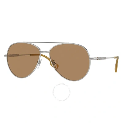 Burberry Brown Photochromatic Pilot Ladies Sunglasses Be3147 1344m4 58