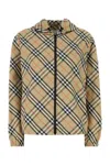 Burberry Archivio Check Waterproof Jacket In Brown