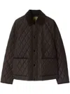 Burberry Women Quilted Jacket In Brown