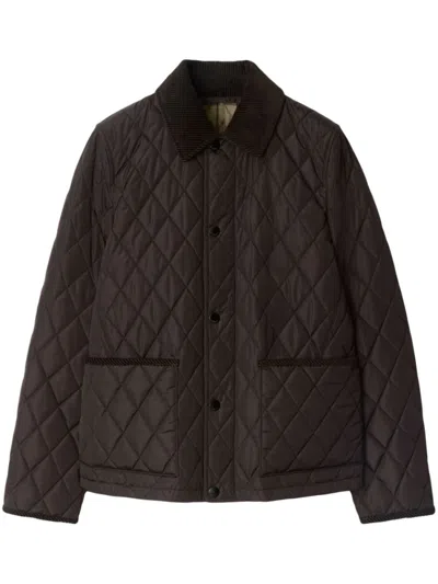 BURBERRY BROWN QUILTED JACKET