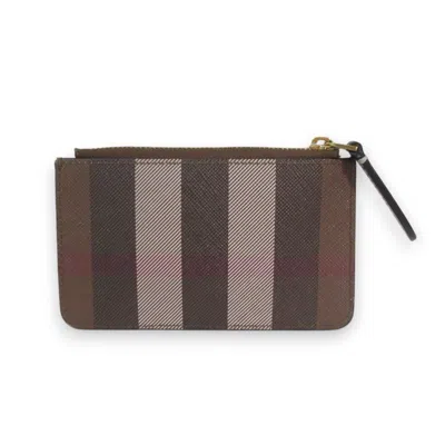 Pre-owned Burberry Brown Red Color Coin Purse/coin Case () In Multi