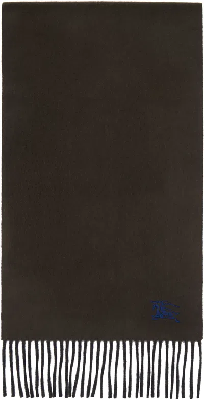 Burberry Brown Reversible Cashmere Scarf