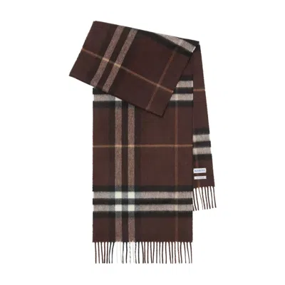 Burberry Brown Scarves Men