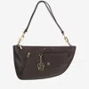 Burberry Medium Shield Twin Bag In Brown