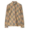 Burberry Roan Relaxed Fit Check Cotton Flannel Shirt Clothing In Brown