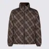 Burberry Reversible Check Snowdon Puffer Jacket In Brown