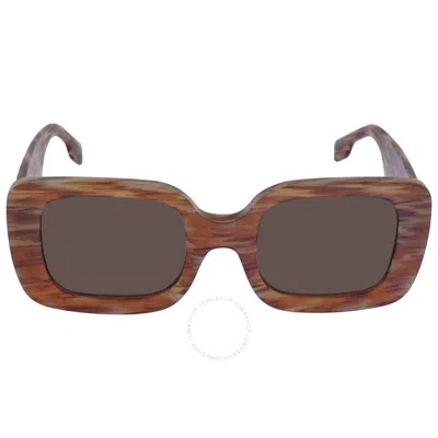 Burberry Brown Square Ladies Sunglasses Be4327 391573 51