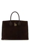 Burberry Brown Suede Small Rocking Horse Handbag